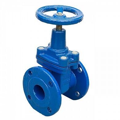 Задвижка чугунная с обрез клином 30ч39р Ду 100