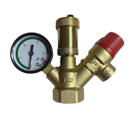 Группа безопасности котла TIM Мини Эконом 3бара (JH1024-3std)