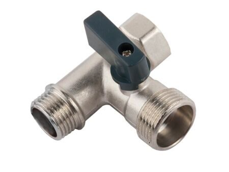 Кран шаровый тройниковый TIM 1/2х3/4х1/2